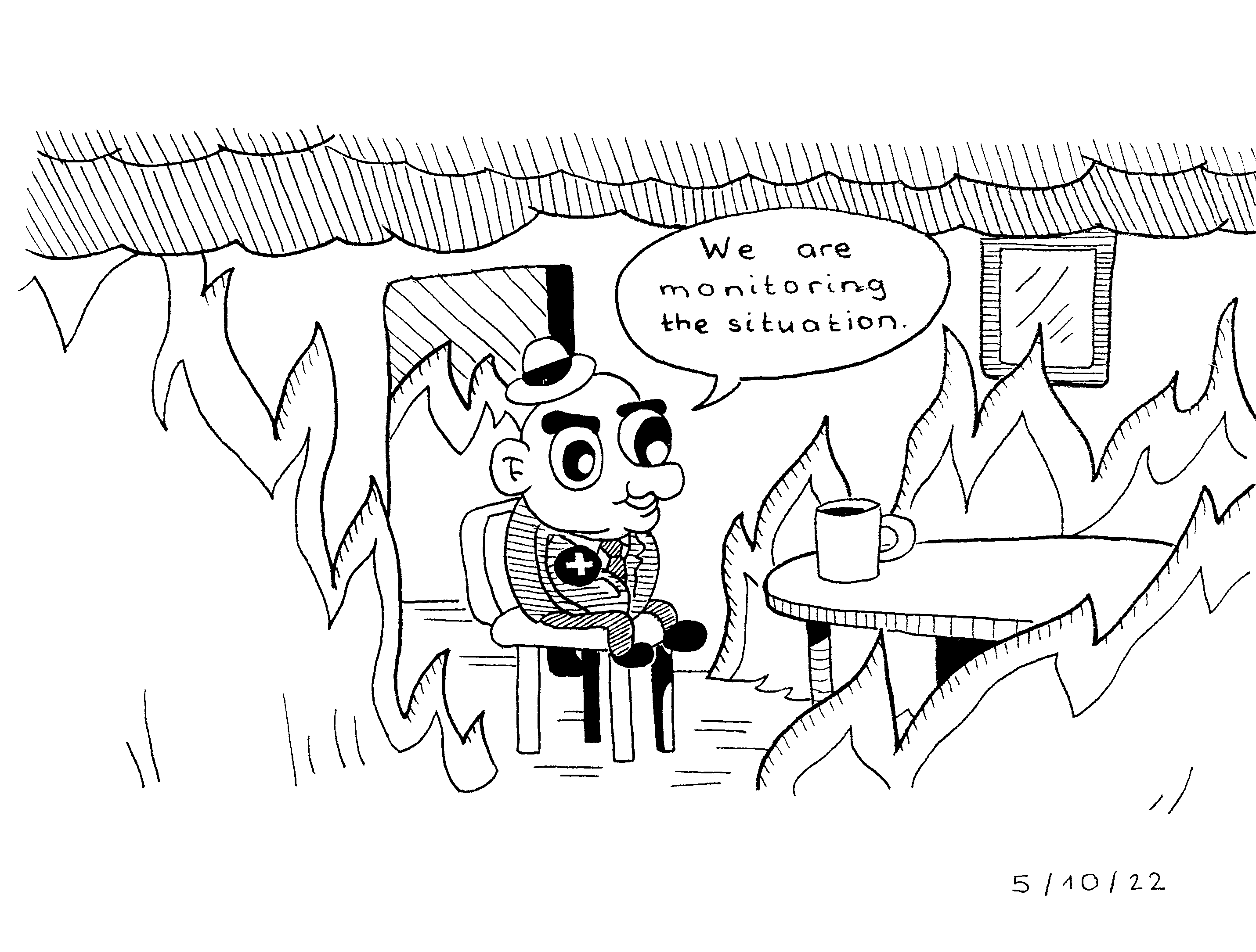 Inktober 2022: DAY 5 - FLAME
