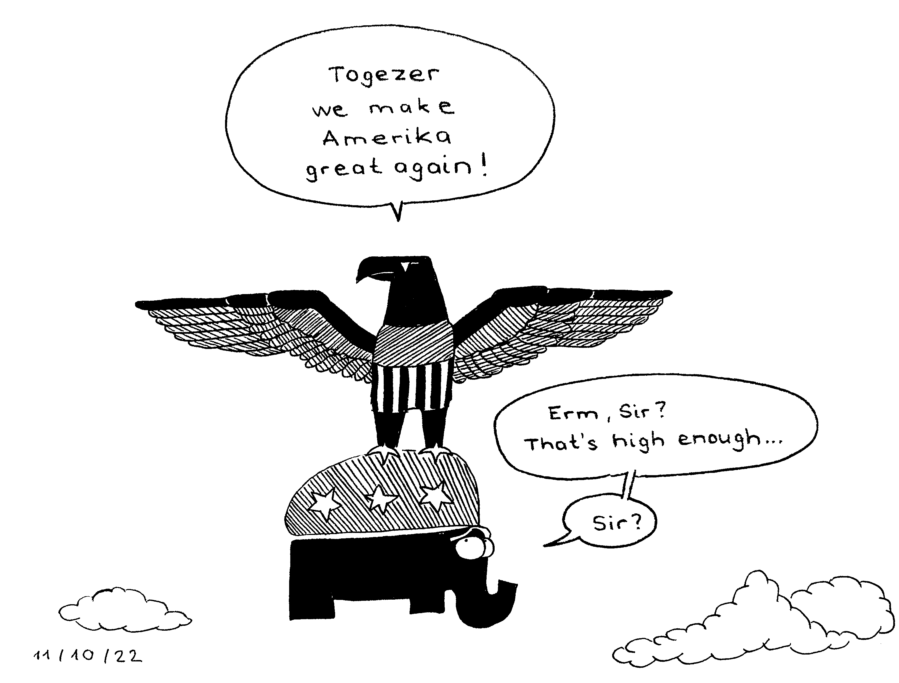 Inktober 2022: DAY 11 - EAGLE