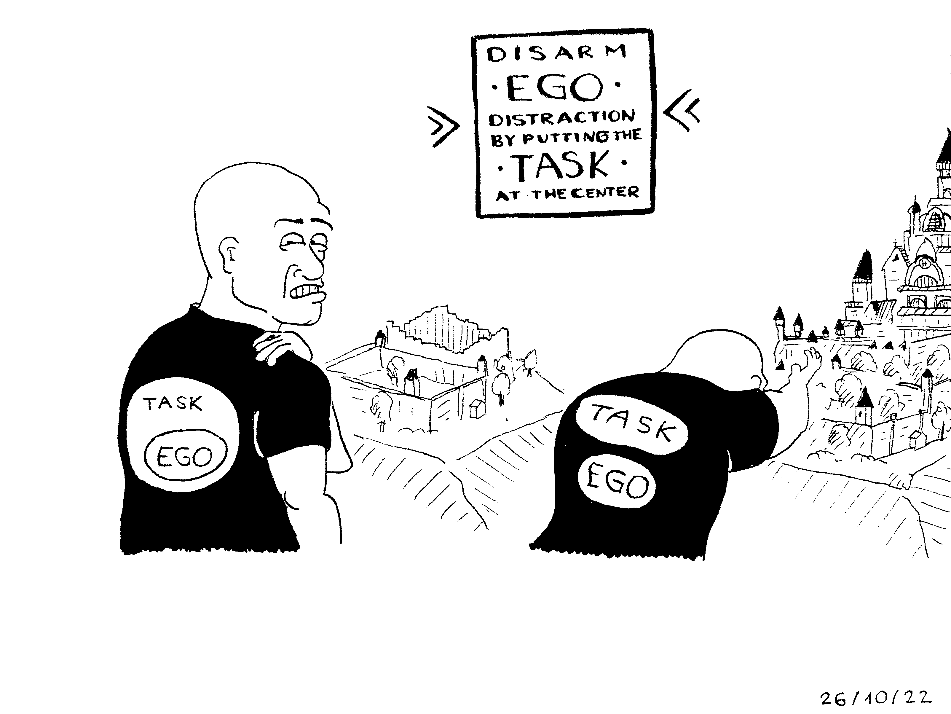 Inktober 2022: DAY 26 - EGO