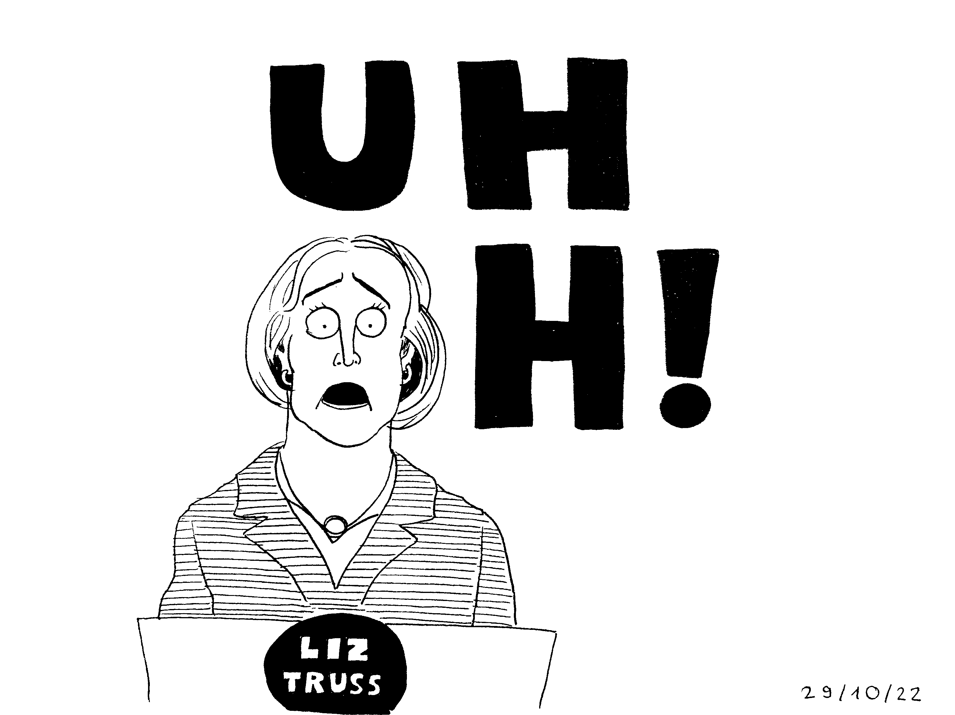 Inktober 2022: DAY 29 - UH-OH