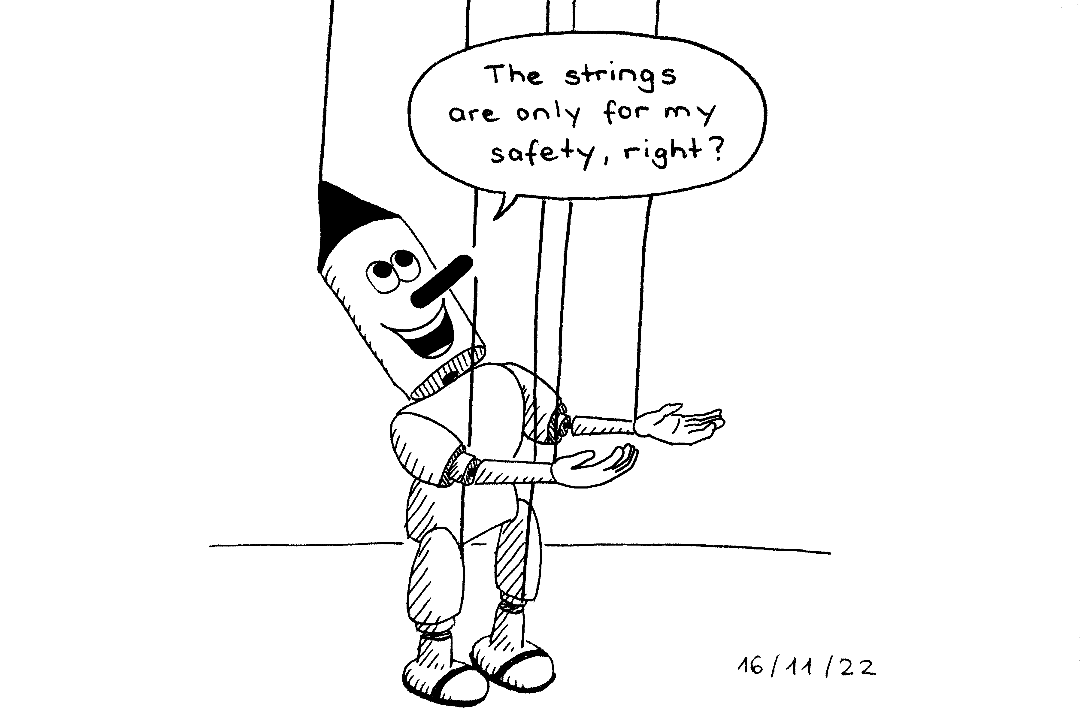 With strings attached