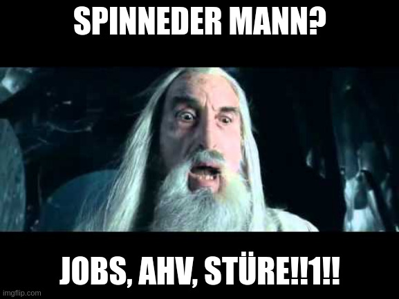 Spinneder mann?