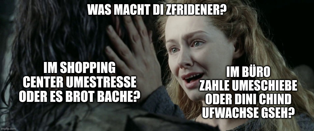 Was macht di zfridener?