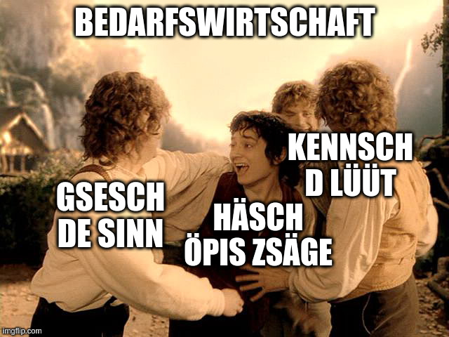 Bedarfswirtschaft: Vorteil.