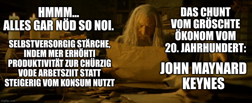 Alles gar nöd so noi.