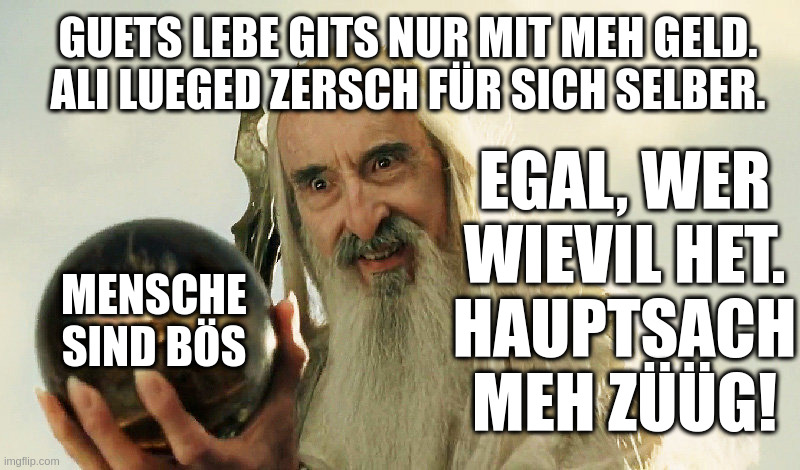 Egal, wer wievil het!